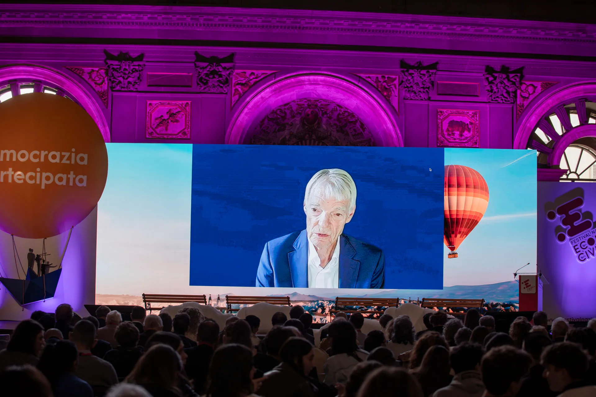 Un momento della passata edizione del Festival dell'Economia Civile