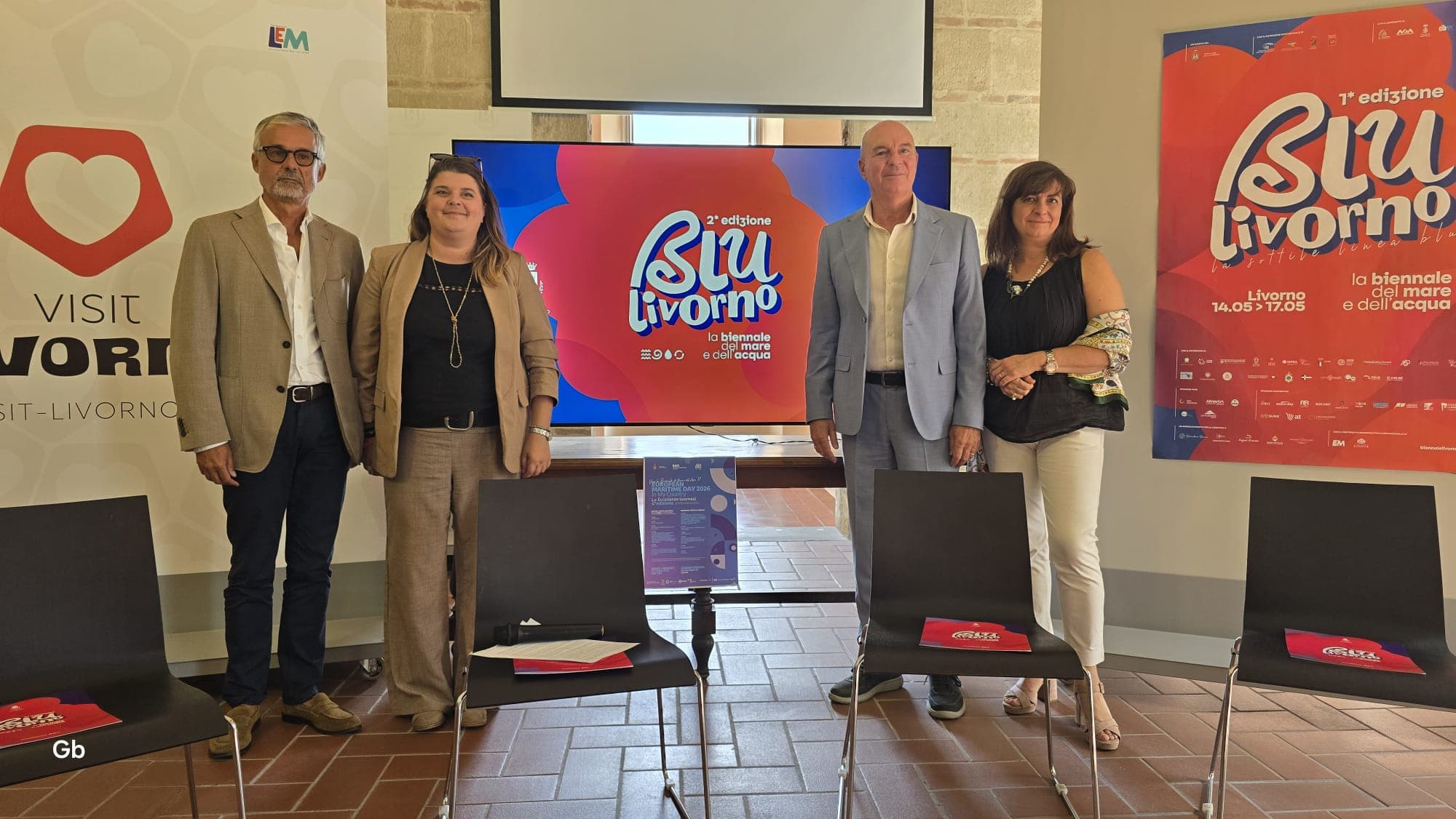 Da sinistra Stefano Taddia, Sara Paoli, Luca Salvetti e Barbara La Comba