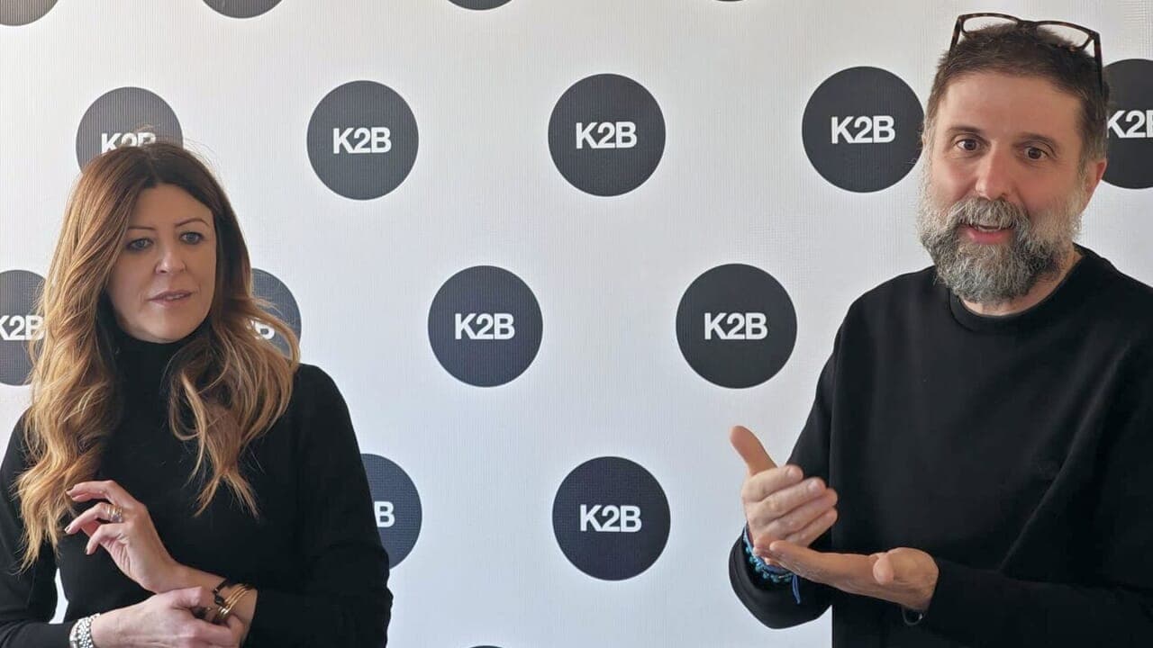 Elena Gatteschi e Gabriele Mecheri, presidente e amministratore delegato di K2B