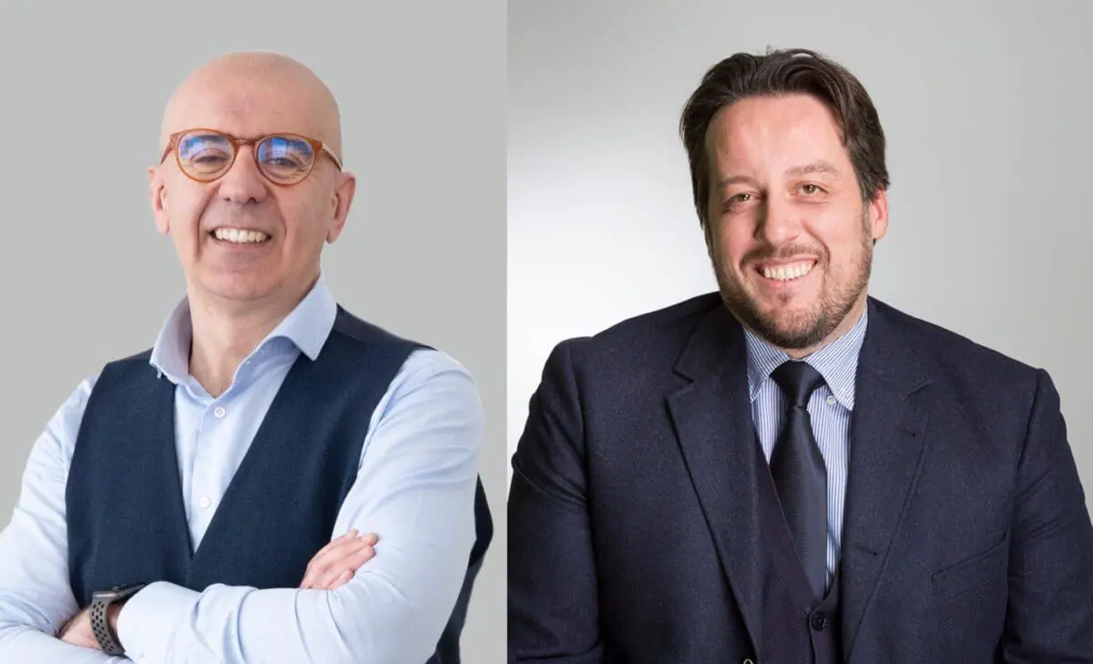 Gianluca Velez, CEO di Dilaxia, e Davide Rogai, uno dei fondatori di Comm.it