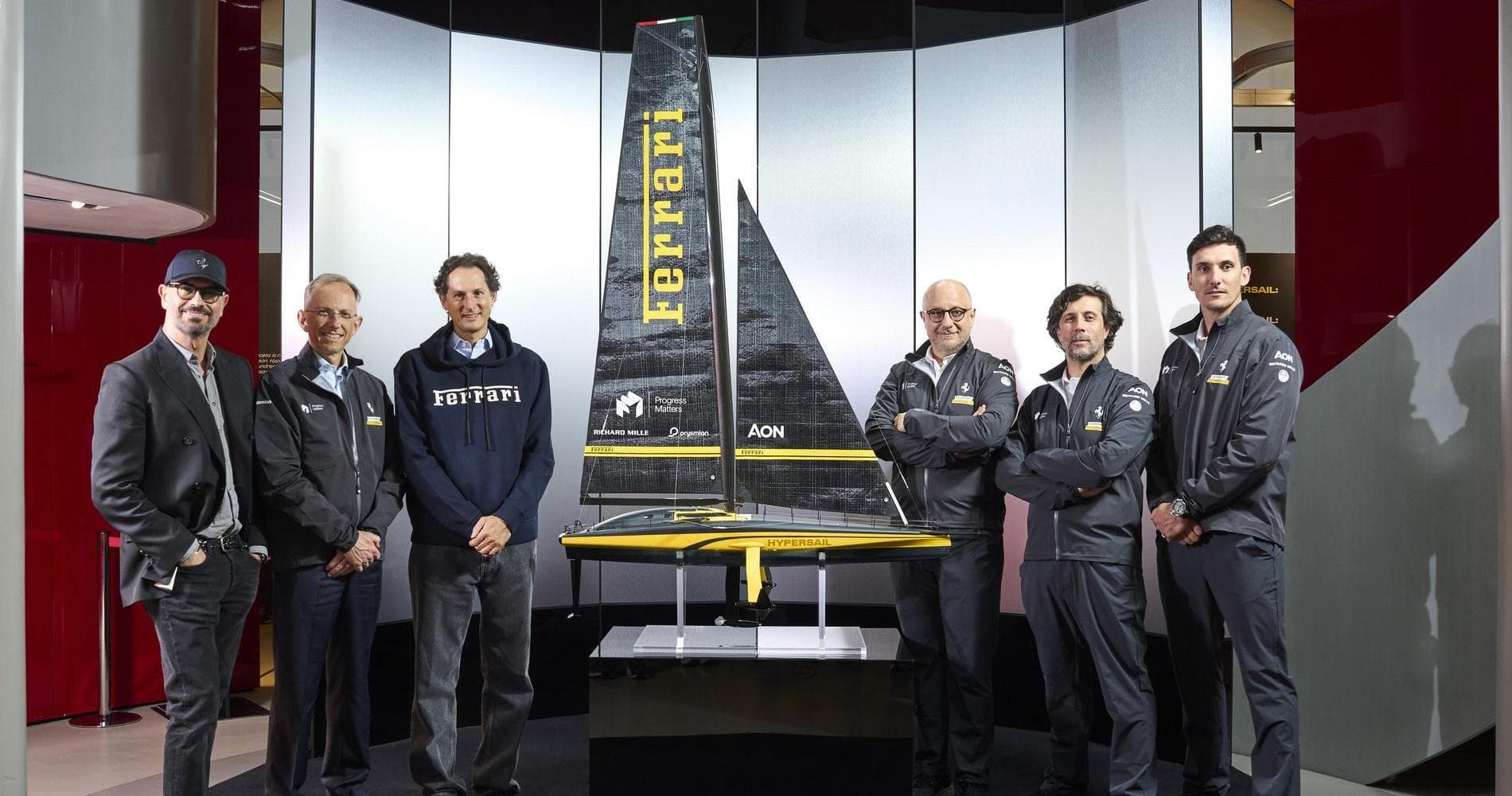 La presentazione della barca alla Milano Design Week 2026