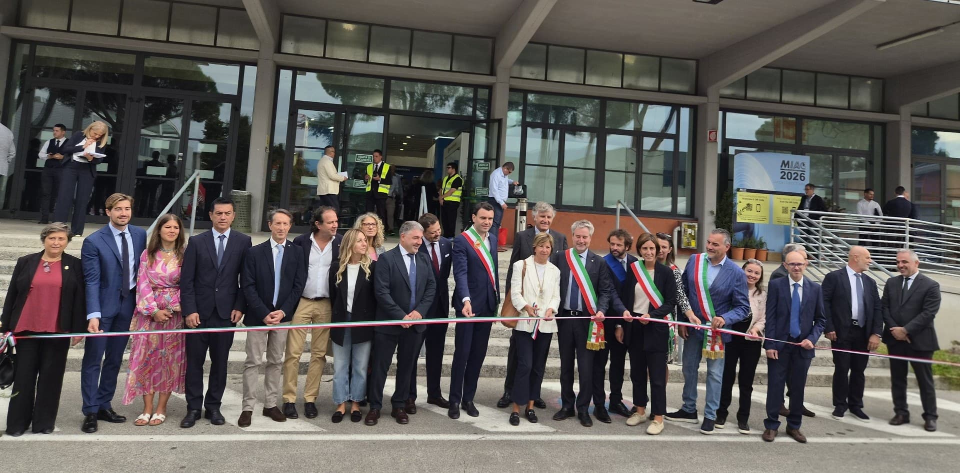 L'inaugurazione del Miac alla Fiera di Lucca